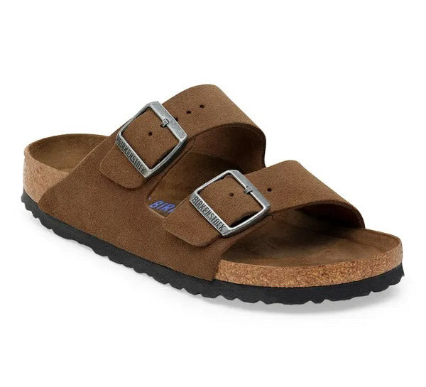 Birkenstock Arizona Suede LEVE Dark Tea Tonal