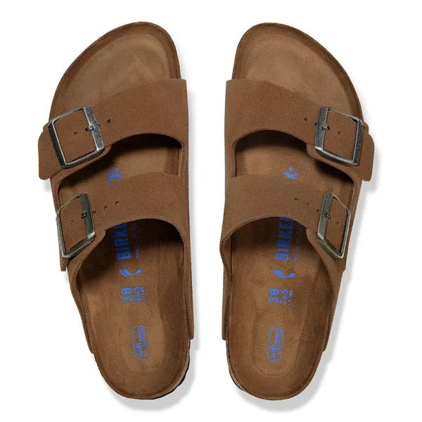 Birkenstock Arizona Suede LEVE Dark Tea Tonal