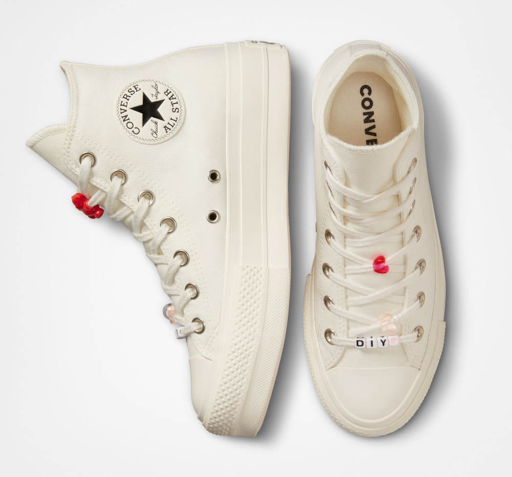 Converse Chuck Taylor Lift DIY Beads