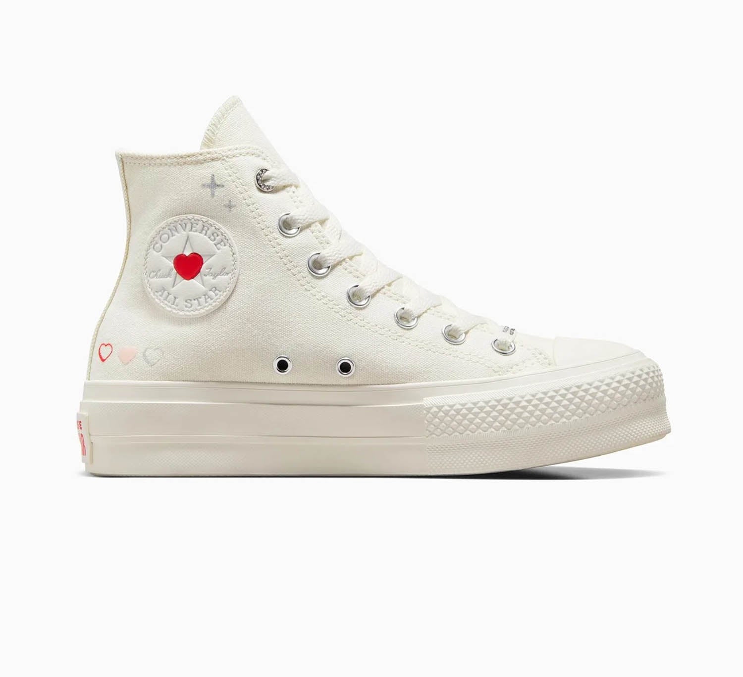 Converse Chuck Taylor All Star Lift Platform Y2K Heart