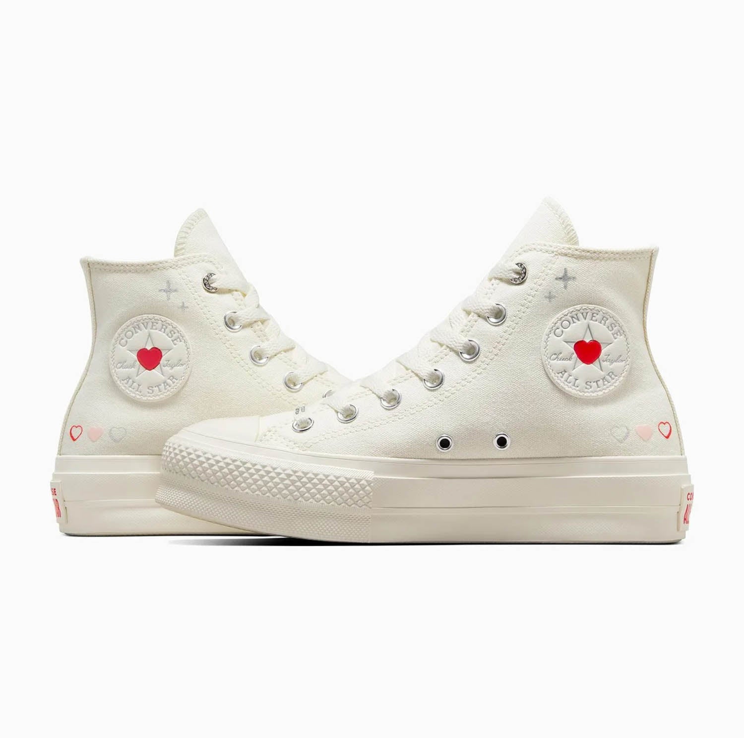 Converse Chuck Taylor All Star Lift Platform Y2K Heart