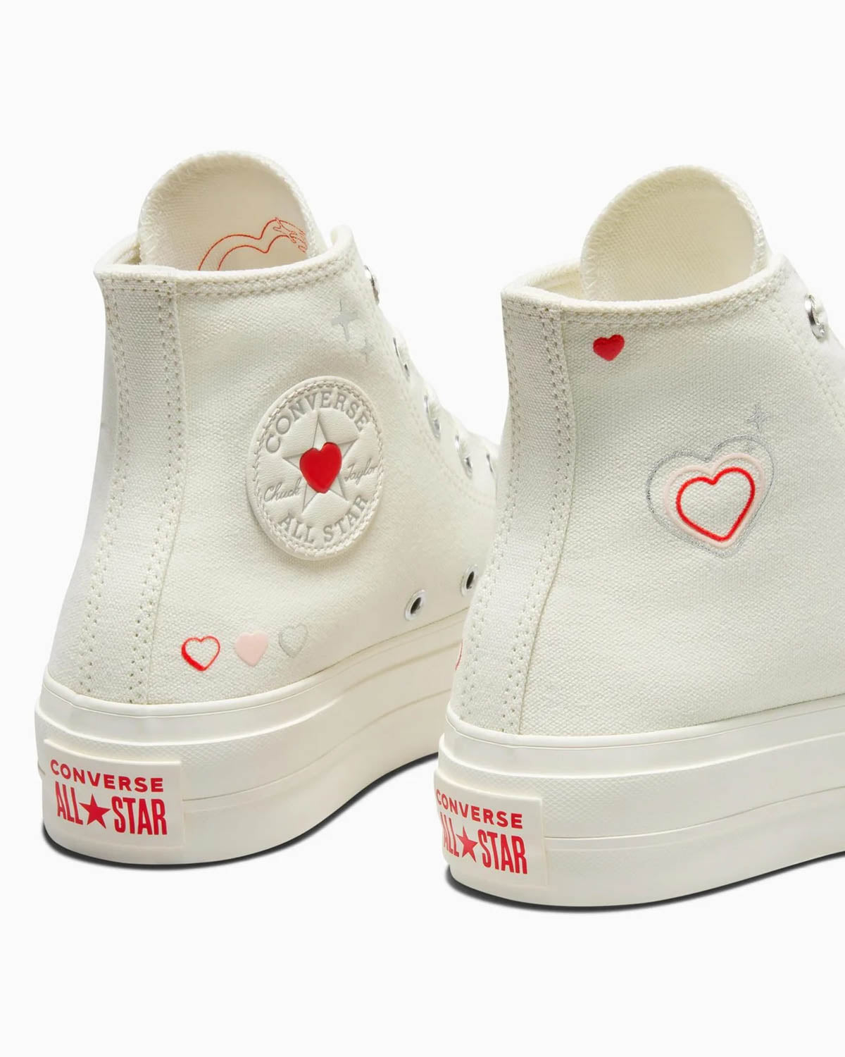 Converse Chuck Taylor All Star Lift Platform Y2K Heart