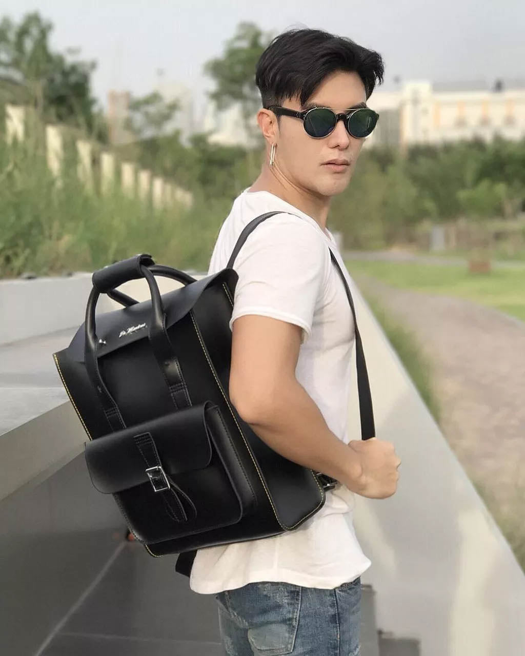 Dr. Martens Sac à dos Kiev cuir smooth