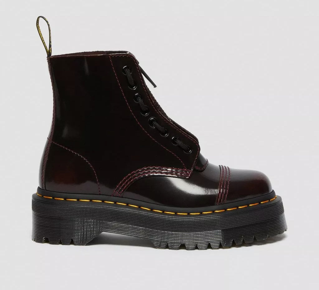 Dr. Martens Boot Platform Sinclair CHERRY RED ARCADIA