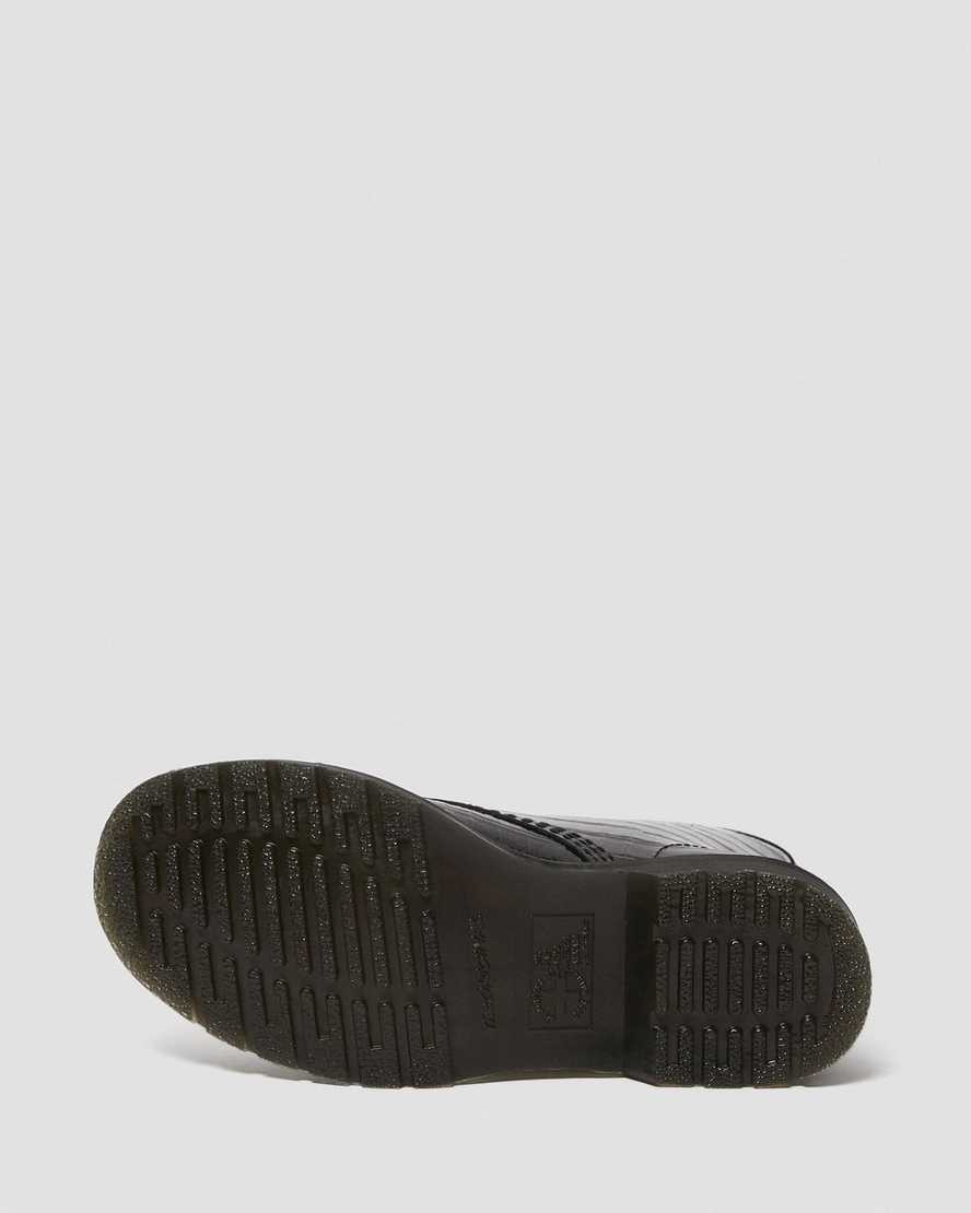 Dr. Martens Boots 1460 en cuir verni gaufré effet croco, Chaussures femme, Dr. Martens
