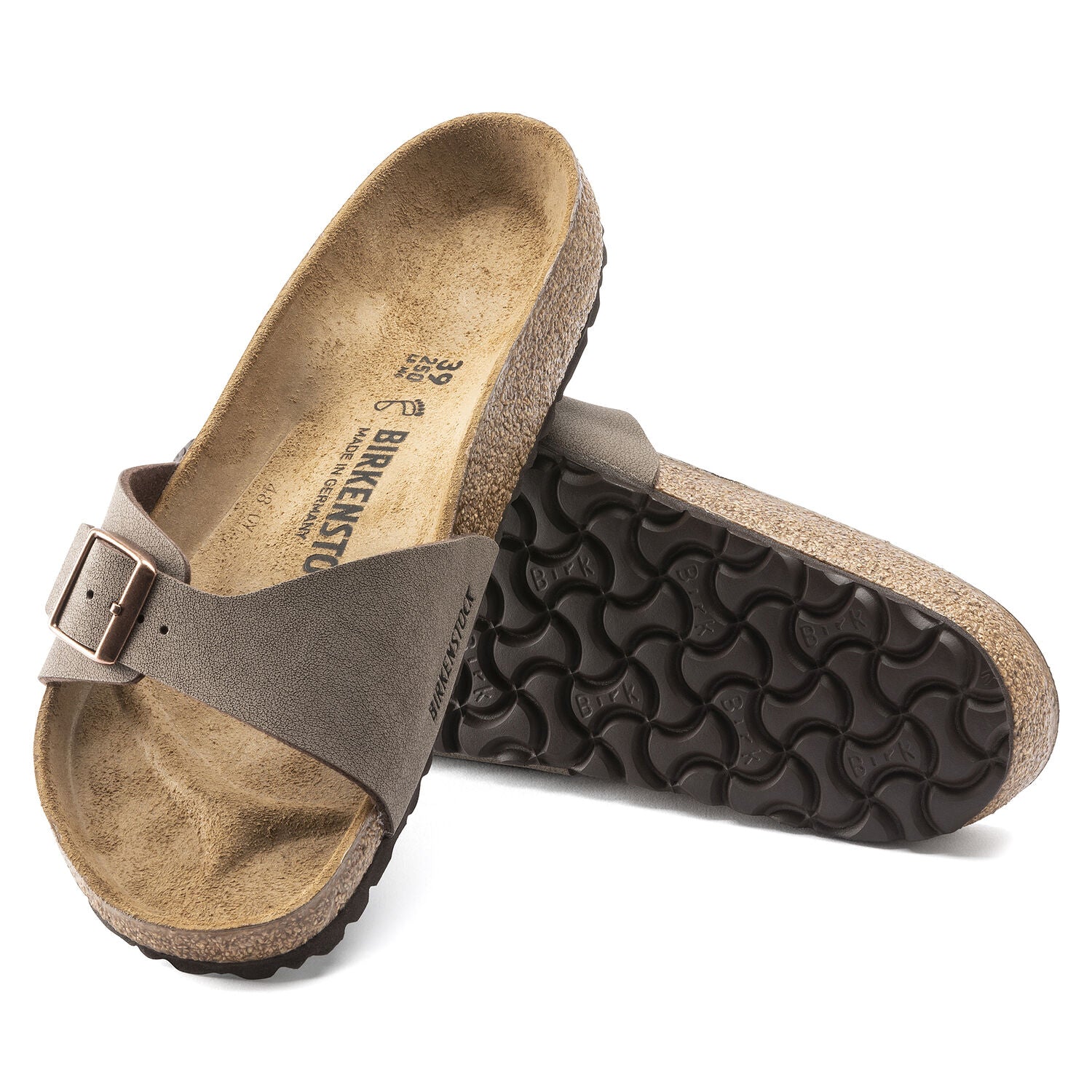 Birkenstock Madrid Mocca, Sandales Femme, Birkenstock