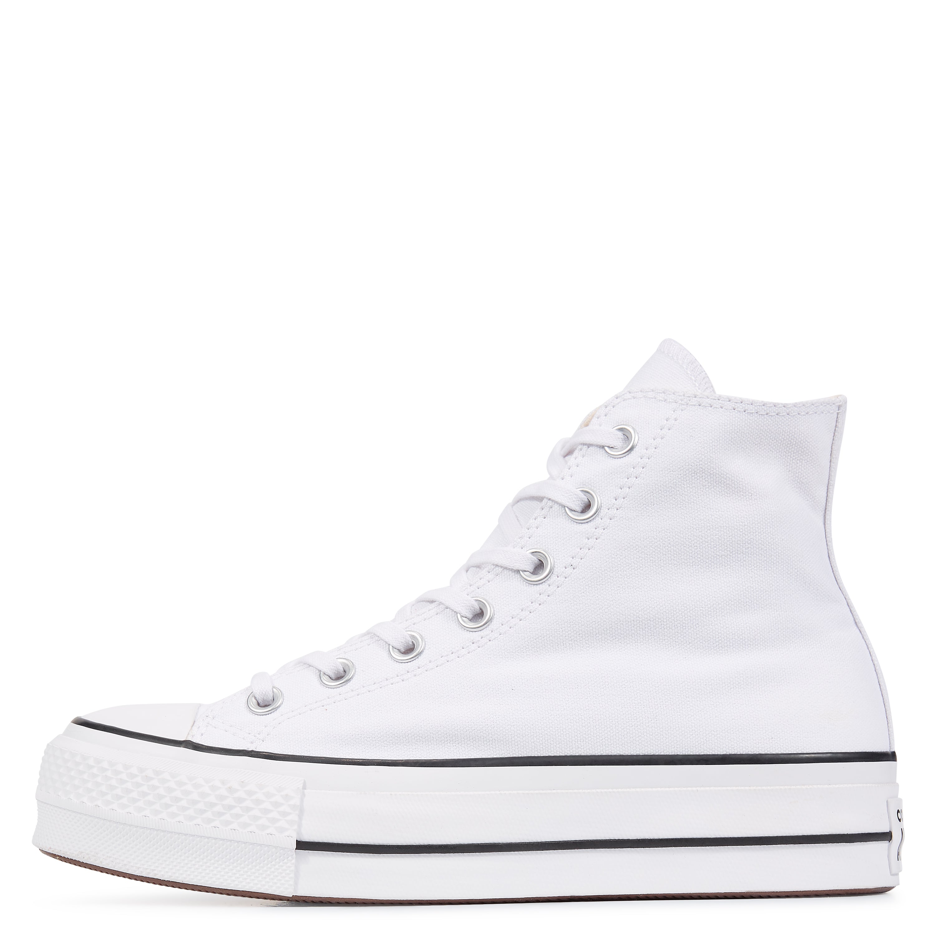 Converse Chuck Taylor All Star Platform Hi blanc, Sneakers Femme, Converse