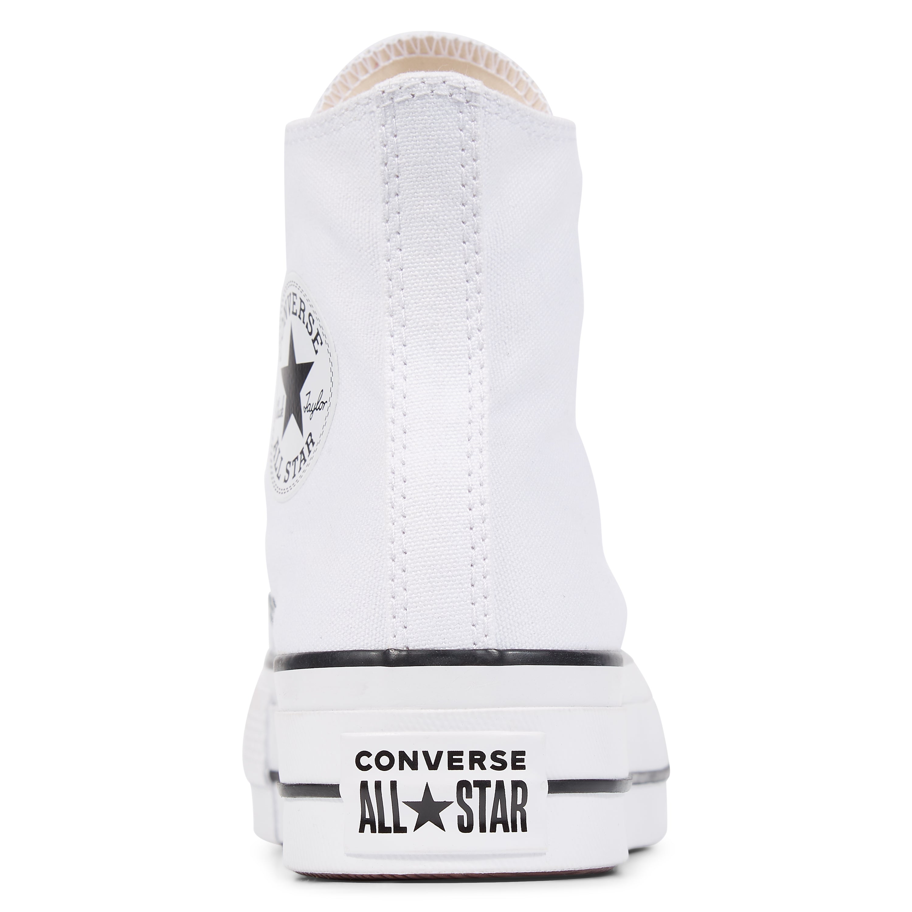 Converse Chuck Taylor All Star Platform Hi blanc, Sneakers Femme, Converse