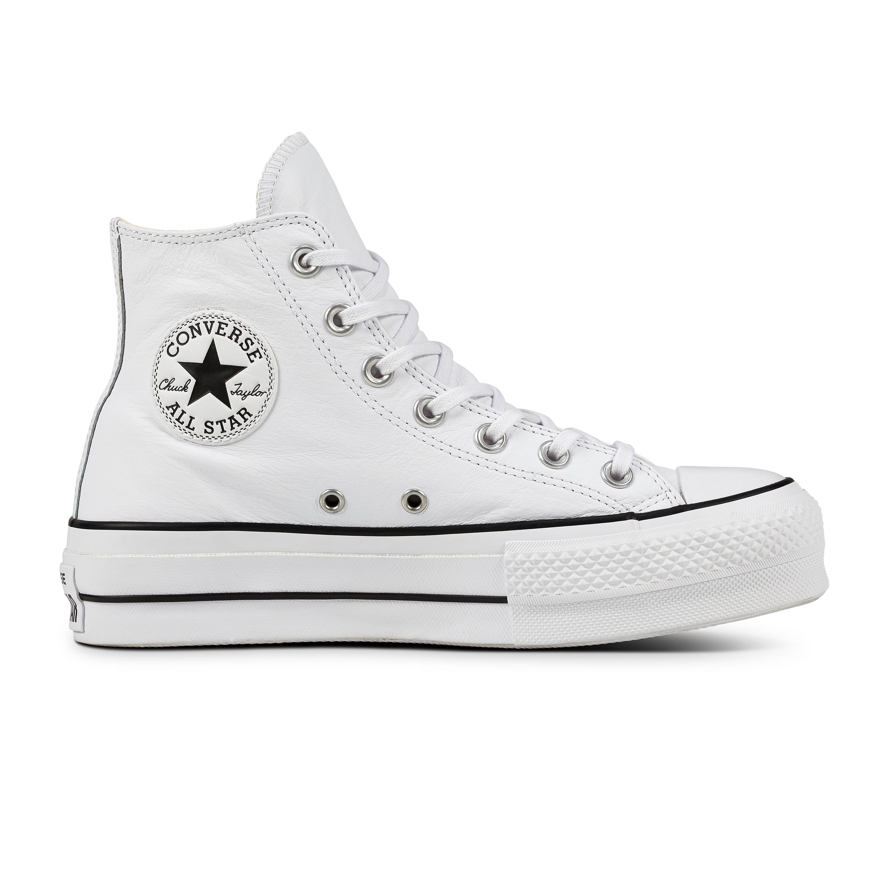 Converse Chuck Taylor Platform Hi cuir, Sneakers Femme, Converse