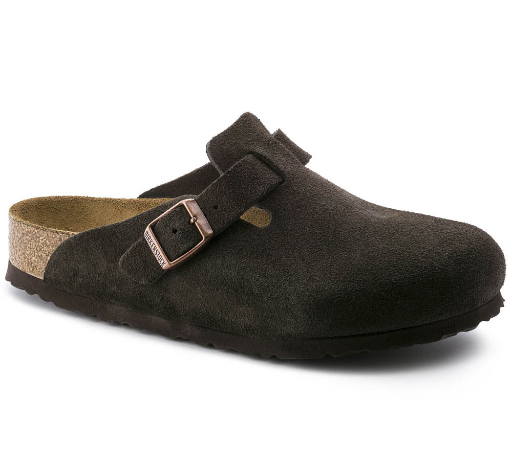 Birkenstock Boston Mocha, Sandales Homme, Birkenstock