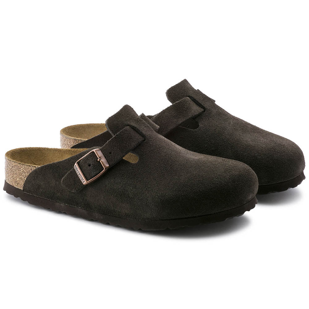 Birkenstock Boston Mocha, Sandales Homme, Birkenstock