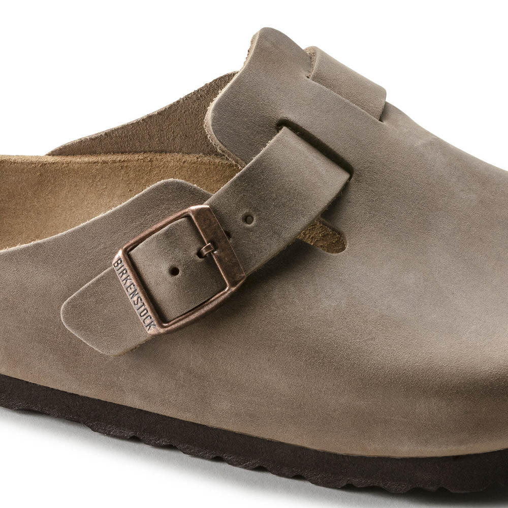 Birkenstock Boston Tabacco Brown, Sandales Femme, Birkenstock