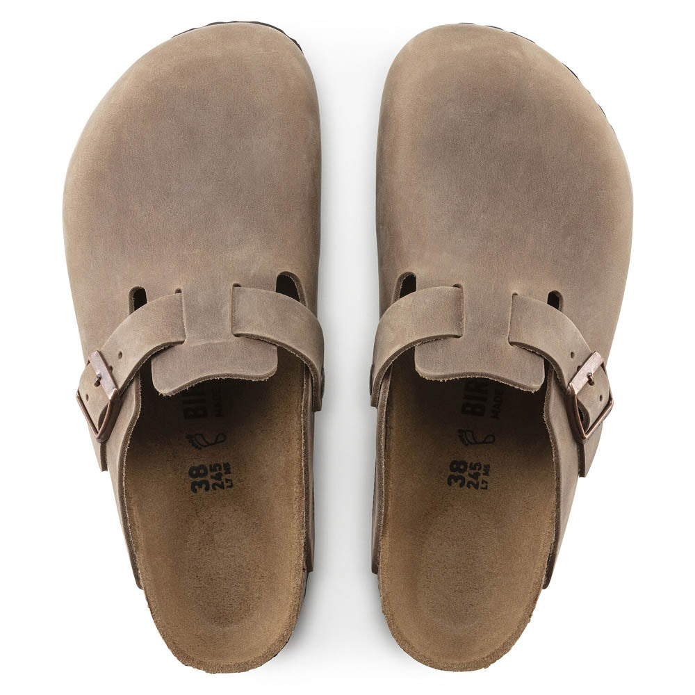 Birkenstock Boston Tabacco Brown, Sandales Femme, Birkenstock