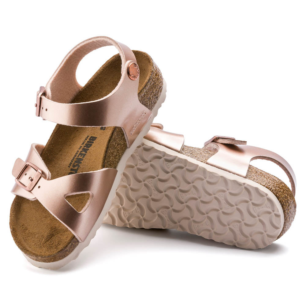 Birkenstock Rio Metallic Copper, Sandales Cadet, Birkenstock