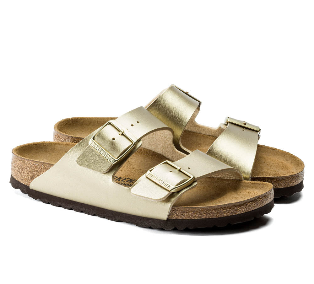 Birkenstock Arizona BF Gold, Sandales Homme, Birkenstock