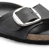 Birkenstock Madrid Big Buckle Noir, Sandales Femme, Birkenstock