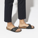 Birkenstock Madrid Big Buckle Noir, Sandales Femme, Birkenstock