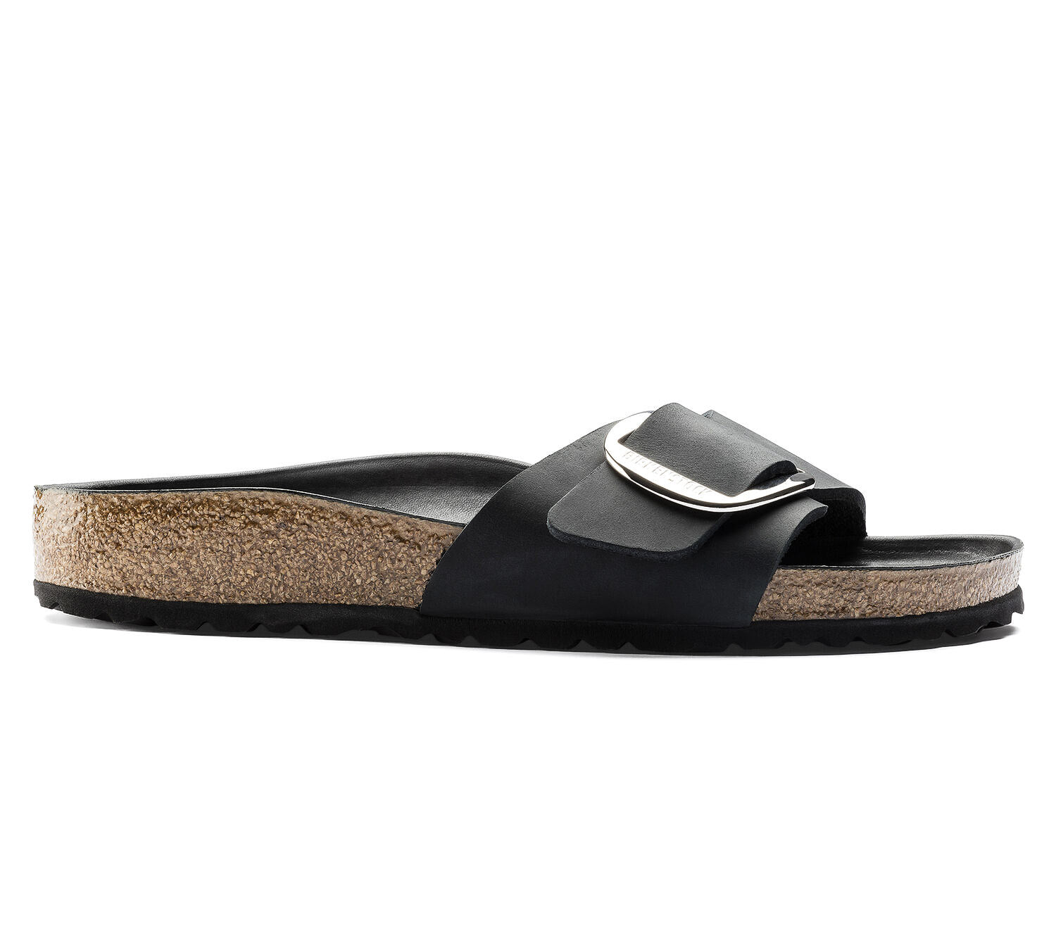 Birkenstock Madrid Big Buckle Noir, Sandales Femme, Birkenstock