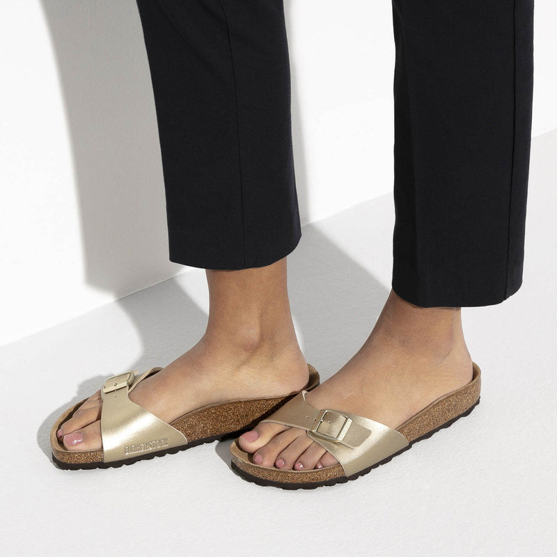 Birkenstock Madrid Gold, Sandales Femme, Birkenstock