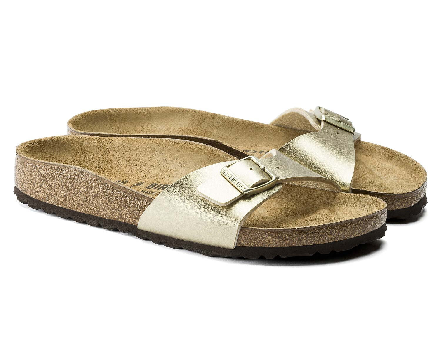 Birkenstock Madrid Gold, Sandales Femme, Birkenstock