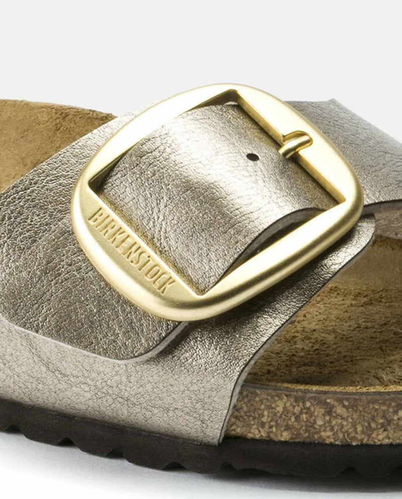 Birkenstock Madrid Big Buckle Graceful Taupe, Sandales Femme, Birkenstock