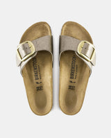 Birkenstock Madrid Big Buckle Graceful Taupe, Sandales Femme, Birkenstock
