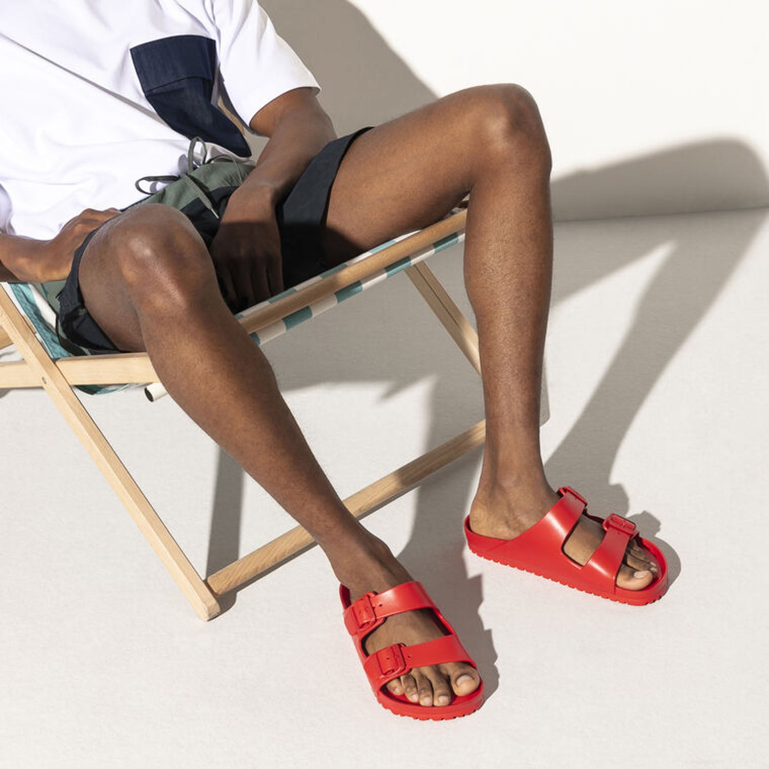 Birkenstock Arizona EVA rouge, Sandales Femme, Birkenstock