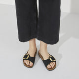 Birkenstock Madrid Big Buckle Noir, Sandales Femme, Birkenstock