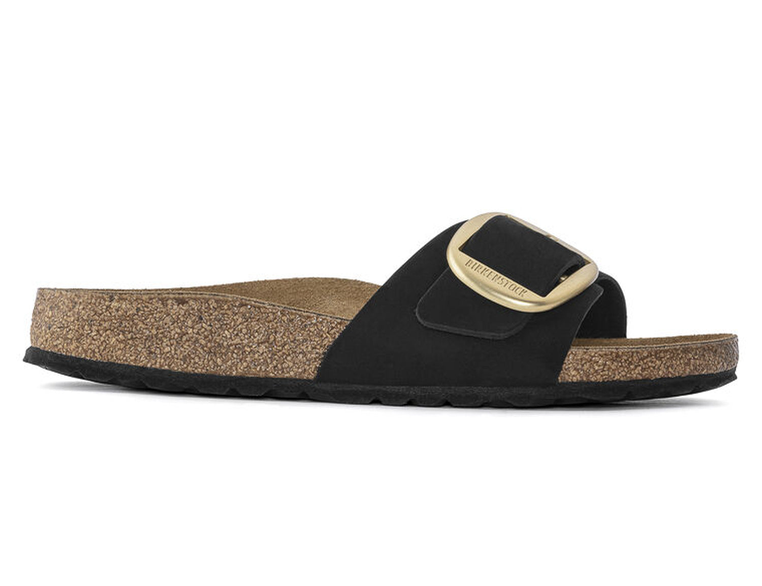 Birkenstock Madrid Big Buckle Noir, Sandales Femme, Birkenstock