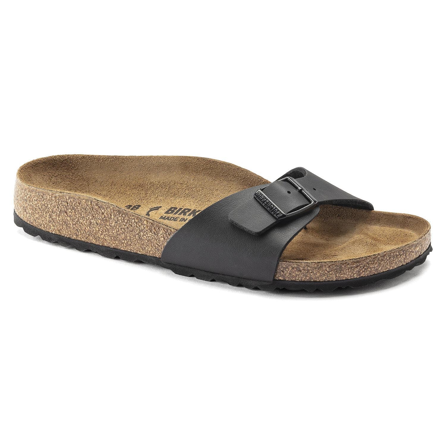 Birkenstock Madrid Noir, Sandales Femme, Birkenstock