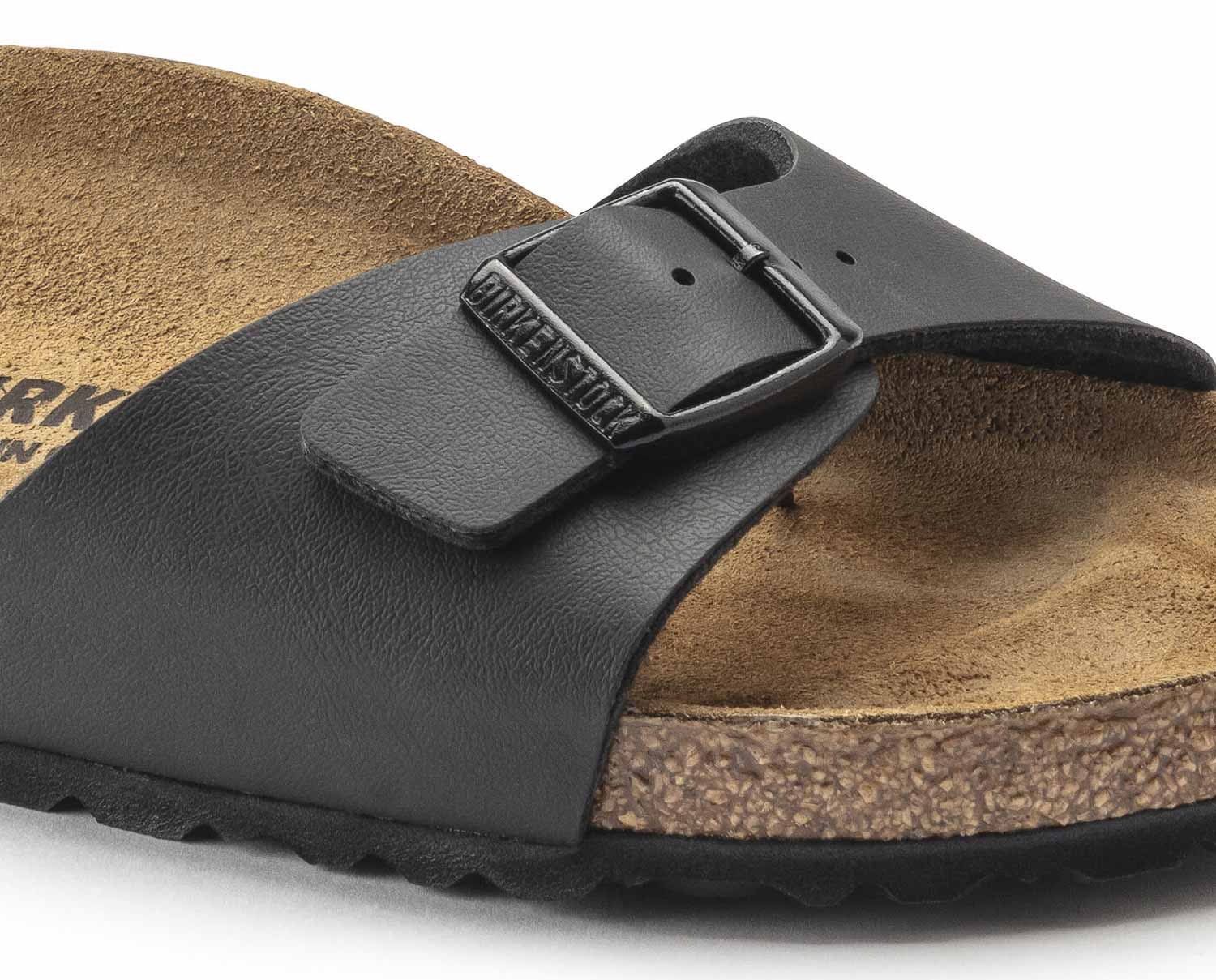 Birkenstock Madrid Noir, Sandales Femme, Birkenstock