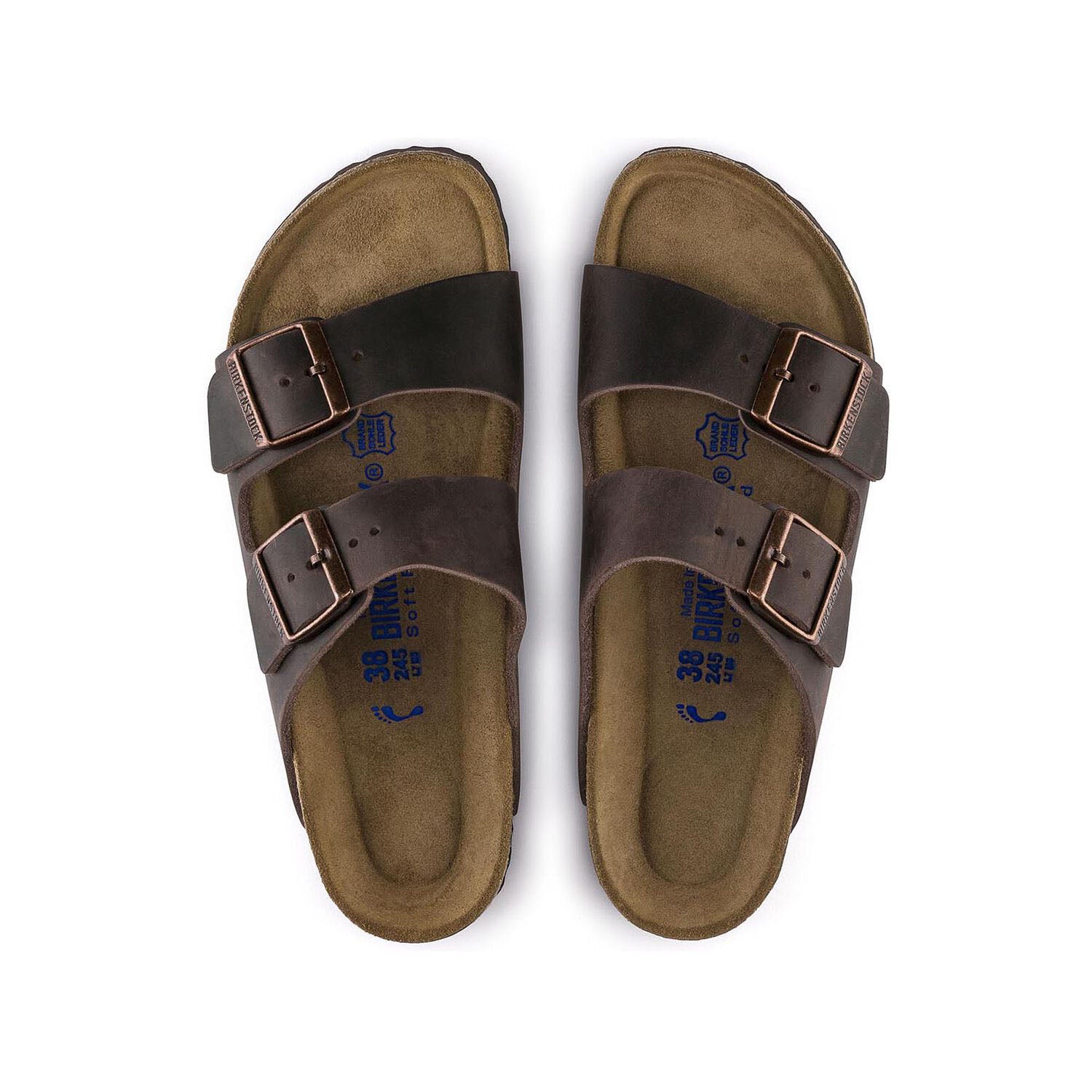 Birkenstock Arizona Habana, Sandales Homme, Birkenstock