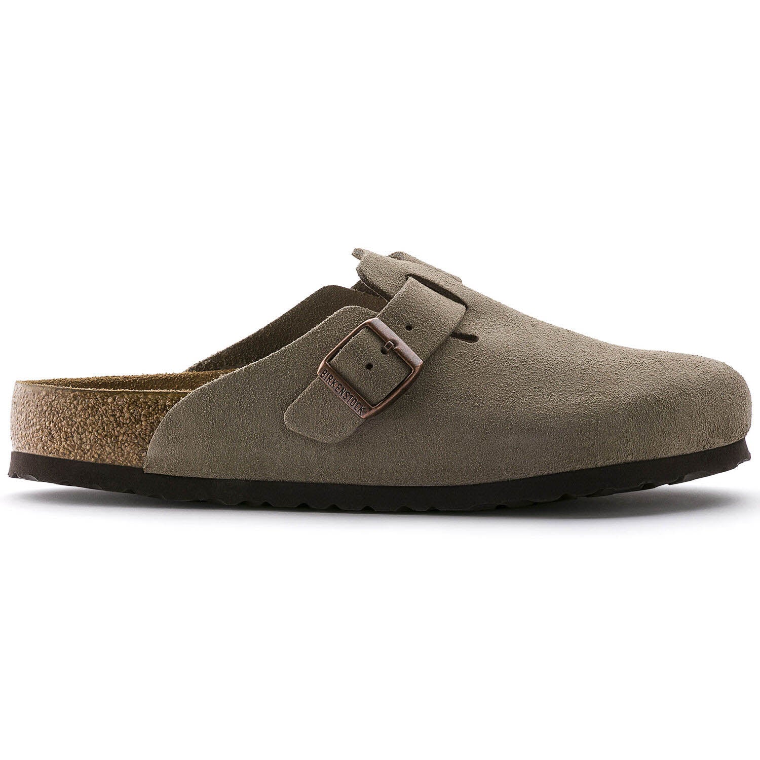 Birkenstock Boston Taupe, Sandales Femme, Birkenstock