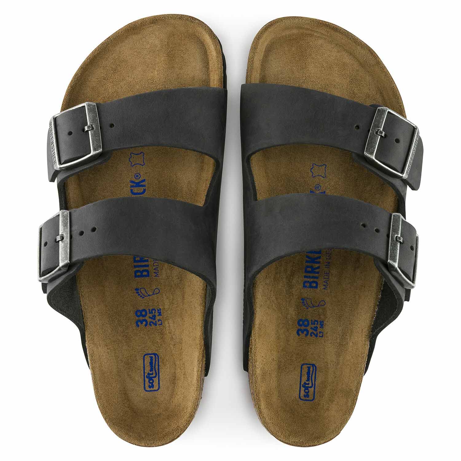 Birkenstock Arizona Noir, Sandales Femme, Birkenstock