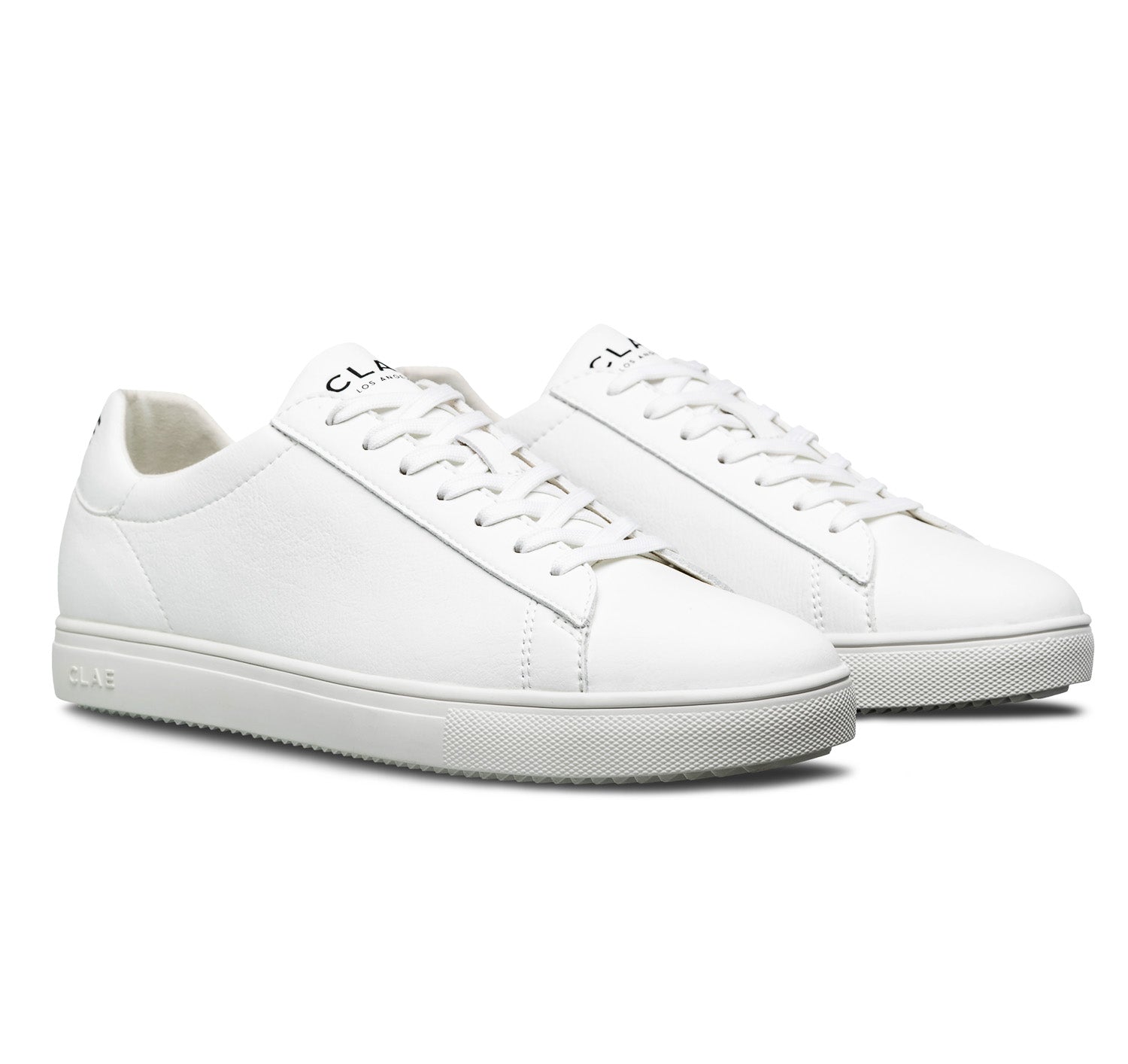 Clae Bradley Vegan triple white, Sneakers Femme, Clae