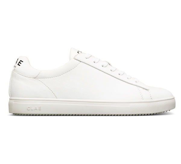 Clae Bradley Vegan triple white, Sneakers Femme, Clae
