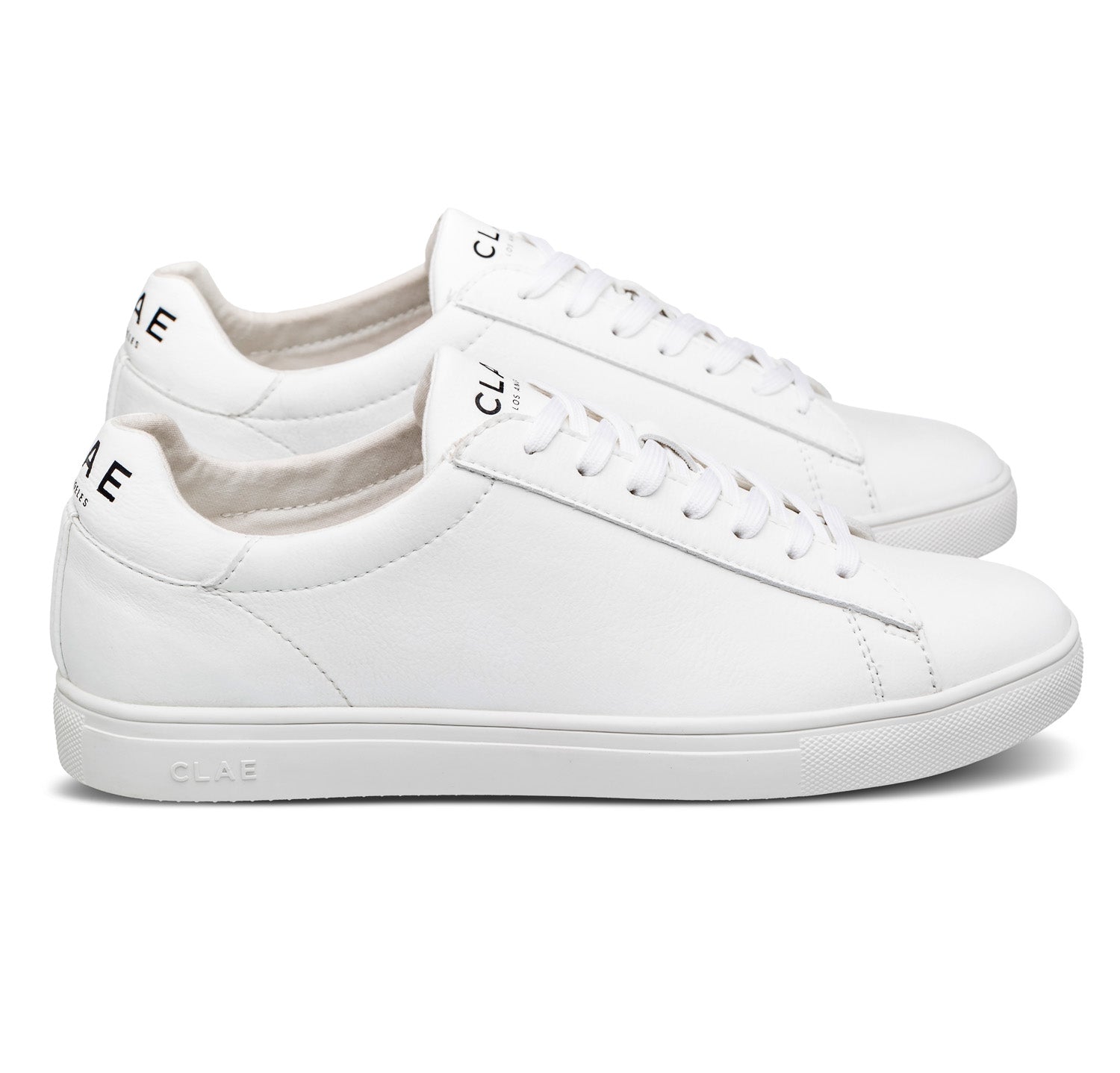 Clae Bradley Vegan triple white, Sneakers Femme, Clae