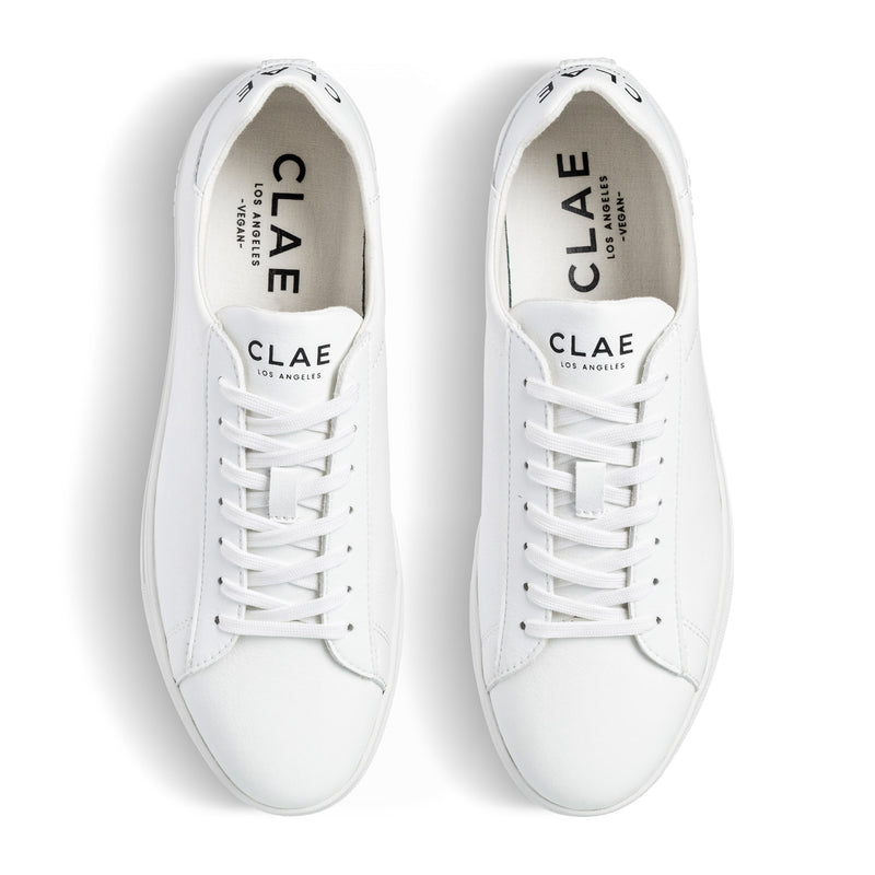 Clae Bradley Vegan triple white, Sneakers Femme, Clae