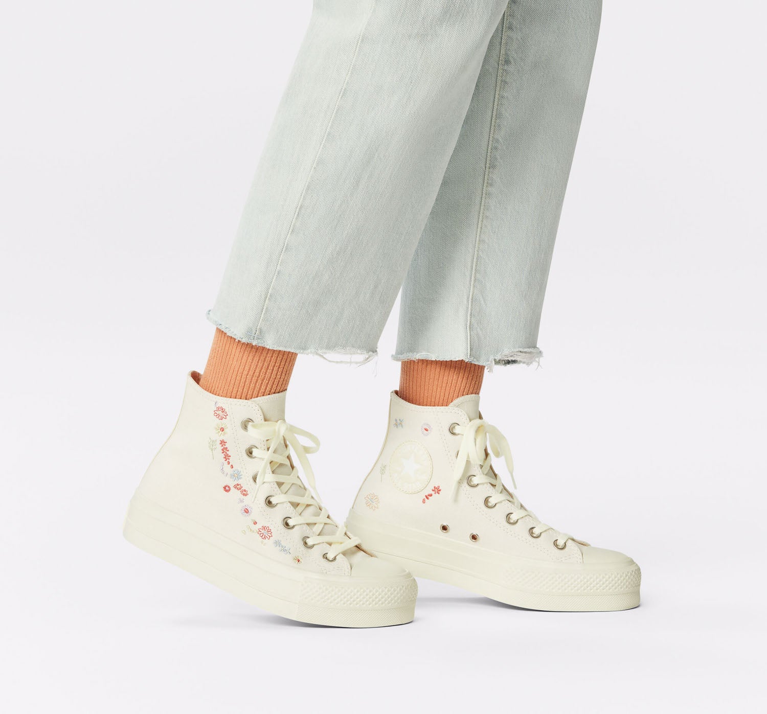 Converse Chuck Taylor Lift Hi, Sneakers Femme, Converse