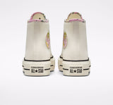 Converse Chuck Taylor Lift Hi Crafted Floral, Sneakers Femme, Converse