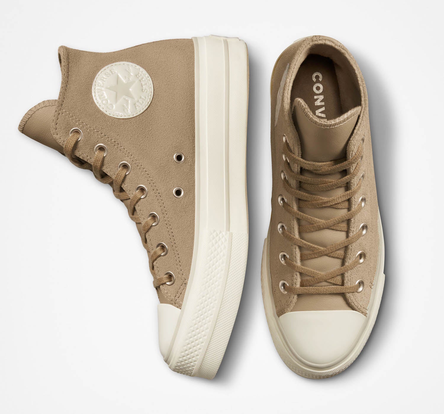 Converse Chuck Taylor All Star Lift Platform Suede, Sneakers Femme, Converse