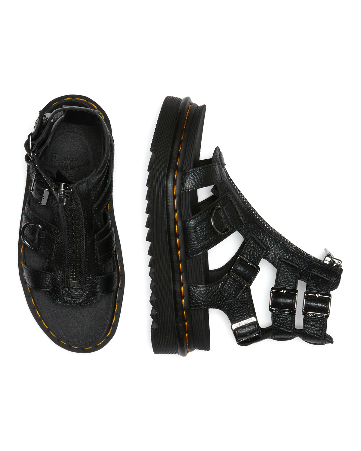 Dr. Martens Olson Milled nappa, Sandales Femme, Dr. Martens