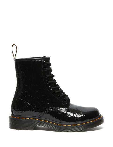 Dr. Martens Boots 1460 en cuire verni gaufré, Chaussures femme, Dr. Martens