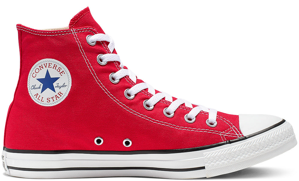 Converse Chuck Taylor All Star Hi rouge, Sneakers Homme, Converse