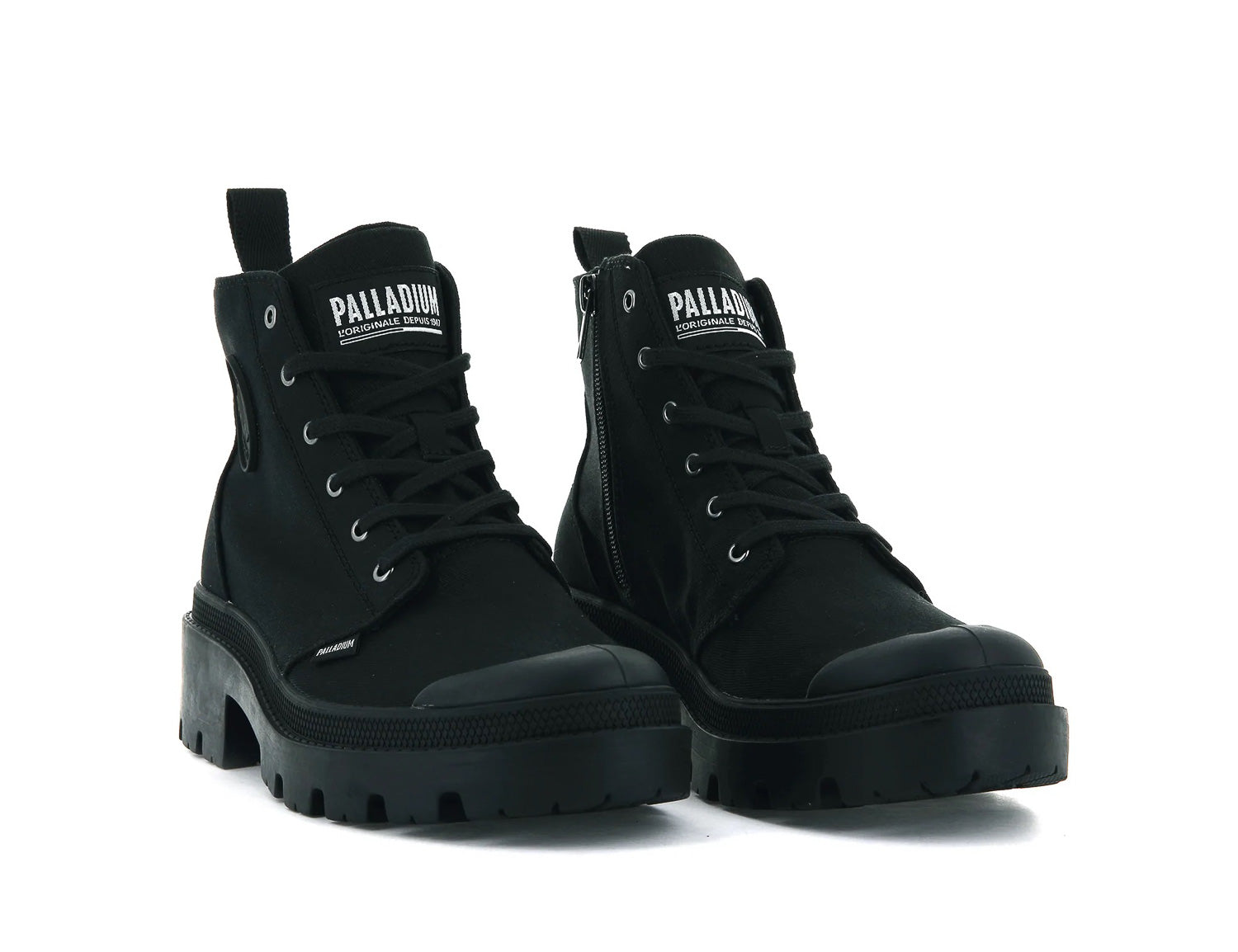Palladium Pallabase TWILL noir, Chaussures femme, Palladium