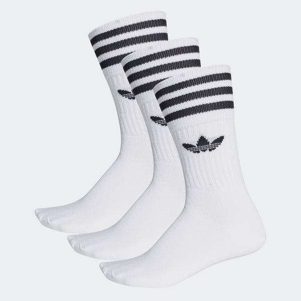 Adidas Chaussettes mi-mollet (3 paires) blanc, Chaussettes, Adidas