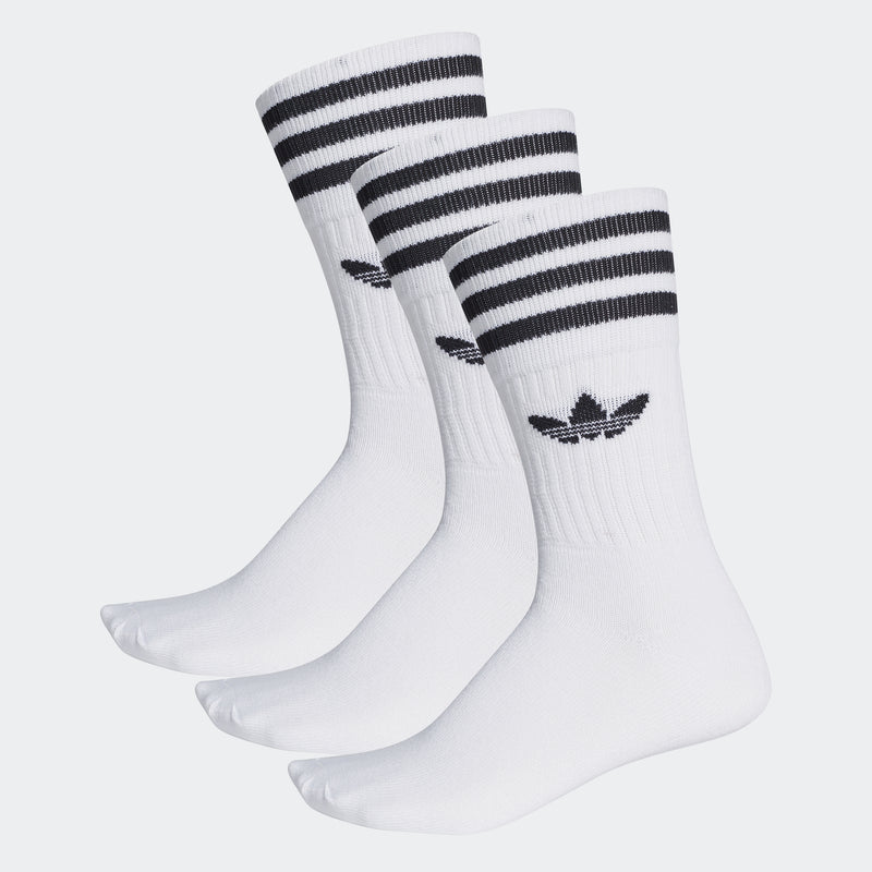 Achetez Adidas Chaussettes mi-mollet (3 paires) blanc - Chaussettes