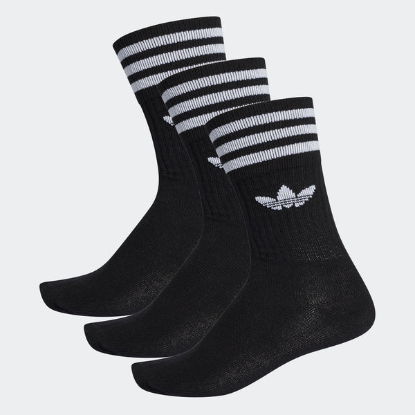 Adidas Chaussettes mi-mollet (3 paires) noir, Chaussettes, Adidas