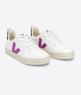Veja V-10 Lace CWL White Ultraviolet, Sneakers Cadet, Veja