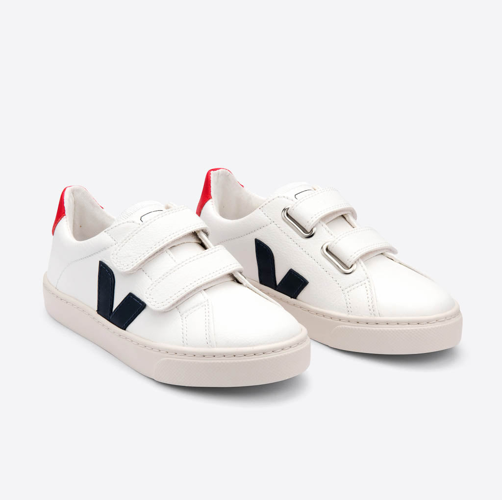 Veja Small Esplar Velcro White Nautico Pek, Sneakers Cadet, Veja